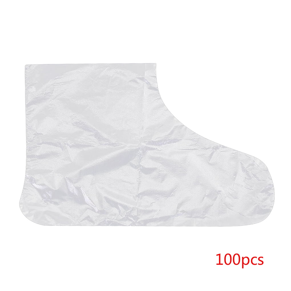 100pcs Foot Pad Disposable Cover Clear Plastic Anti Wrinkle Water Lock Ultra-Thin Transparent Body Fresh-Keeping Film