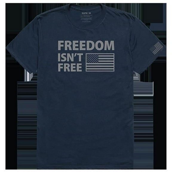 Freedom Isnt Tactical Graphic T-shirt, Navy - Small