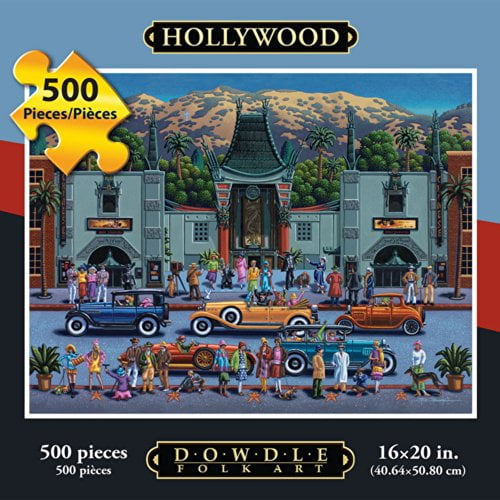 Puzzle - Hollywood 500 Pc par Art Populaire Dowdle