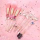 thumbnail image 3 of Makeup Brushes Set - 8pcs Cosmetic Makeup Brush Set Professional Tool Kit Set Pink Drawstring Bag Included (8pcs makeup brushes), 3 of 4