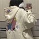 thumbnail image 1 of Sudadera con capucha de estilo Nuonuo de dibujos animados Kuromi más terciopelo 2024 para mujer, chaqueta de ropa de pareja de nicho única dulce y fresca para mujer, 1 of 5