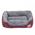 thumbnail image 4 of Lit Carré Chaud d'Hiver pour Animaux, Fournitures pour Animaux, Lit de Couchage pour Chat et Chien, 4 of 8