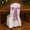 Purple, variant on Christmas Bow Chair Decoration Ties Bow Stretch Floating Decorative Tape For Many Holiday Party Decorations Chair Cover Not Included