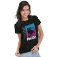 thumbnail image 4 of Vaporwave NASA Worm Logo Astronaut Women's T Shirt Ladies Tee Brisco Brands S, 4 of 5