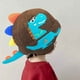 thumbnail image 3 of Sombrero de Invierno de Niños Pequeño Dinosaurio a Prueba de Viento Sombrero de Protección de Oídos de Invierno Y Sombrero de Invierno Nuevo de Punto Caliente para Niños Niñas Sombrero de Invierno, 3 of 4