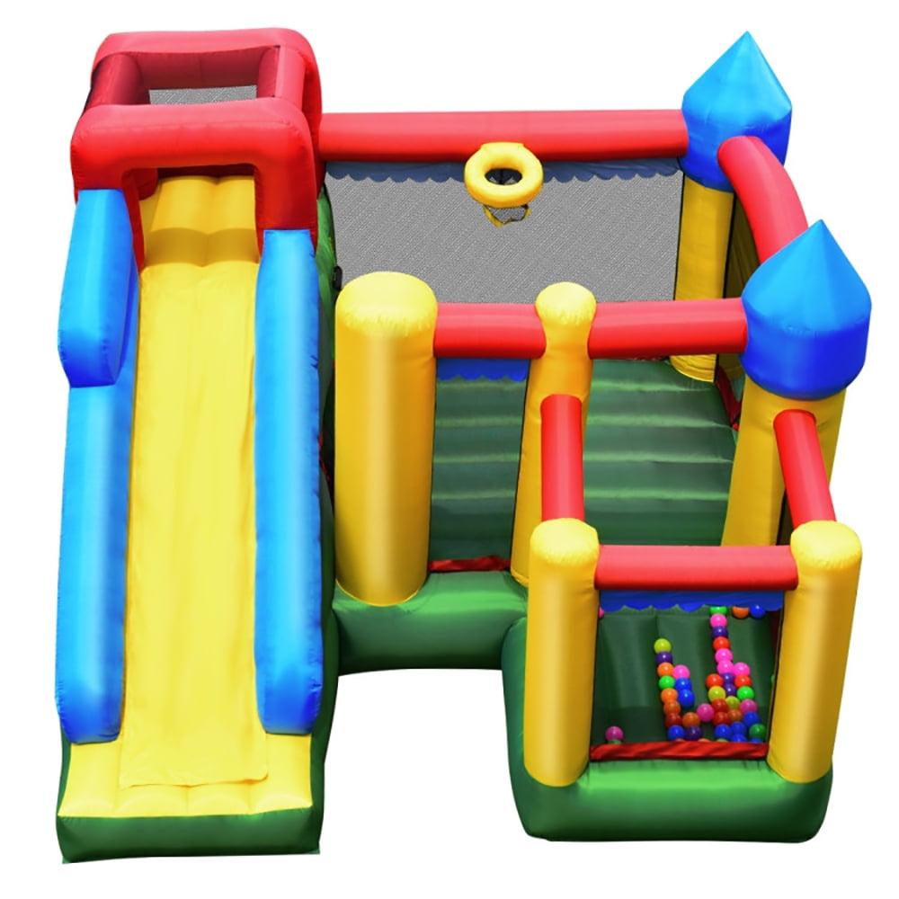 Aimee Lii Inflatable Bounce House Castle Jumper Moonwalk with Blower, Playhouse for Kids Outdoor