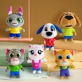 thumbnail image 2 of Can't Talk Talking Tom y sus amigos con ropa cambiable Juguetes de peluche 18cm Muñecas Talking Tom Angela Acompañan a la muñeca para niños, 2 of 4