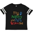 thumbnail image 3 of Inktastic Nanny and Papa Love Me Boys or Girls Toddler T-Shirt, 3 of 5