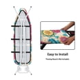 thumbnail image 4 of HELLHERO Colorful Floral Mandala Ironing Board Cover Easy Fit Dust Proof Protection Soft Fabric for Table Top, 4 of 5