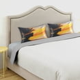 thumbnail image 5 of Iauyy 20x30in Silk-Smooth Satin Pillowcase, Gentle on Hair and Skin, Luxuriously Soft Pillowcase with Envelope Closure, Wrinkle Fade Abstract Painting, 5 of 9