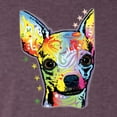 thumbnail image 5 of Wild Bobby Dean Russo Colorful Chihuahua Dog Lover Men Premium Tri Blend Tee, Vintage Purple, Medium, 5 of 5