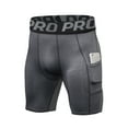 thumbnail image 1 of LANBAOSI Compression Shorts Men with Pocket Underwear for Men Spandex Running Shorts Workout Cool Dry Workout Underwear Size Medium, 1 of 6