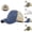 Blue, variant on Women's Cross-Back Ponytail Baseball Cap, Washed Distressed Stretch Messy Bun Hat, Breathable Embroidery Sun Hat For Outdoor Daily Wear Blue One Size