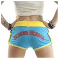 thumbnail image 2 of DC Comics Wonder Woman Logo Mesh Juniors Booty Shorts, 2 of 3