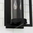 thumbnail image 5 of 2 Light Outdoor Wall Lantern In Minimalist Style-20 Inches Tall And 9.5 Inches Wide Capital Lighting 948221Bk, 5 of 6
