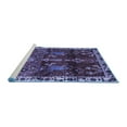 thumbnail image 2 of Ahgly Company Machine Washable Indoor Rectangle Persian Blue Traditional Area Rugs, 4' x 6', 2 of 4
