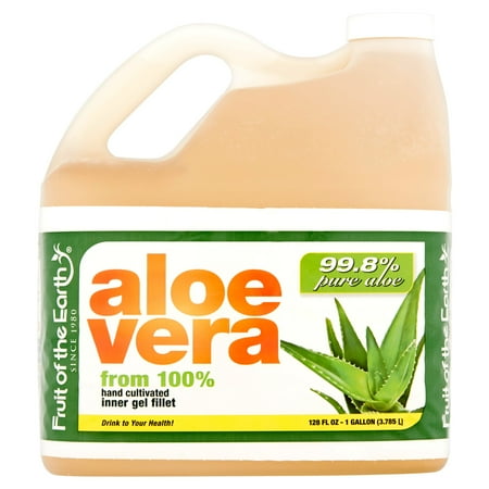 Fruit Of The Earth Aloe Vera Juice With 99.8% Aloe, 1 gal