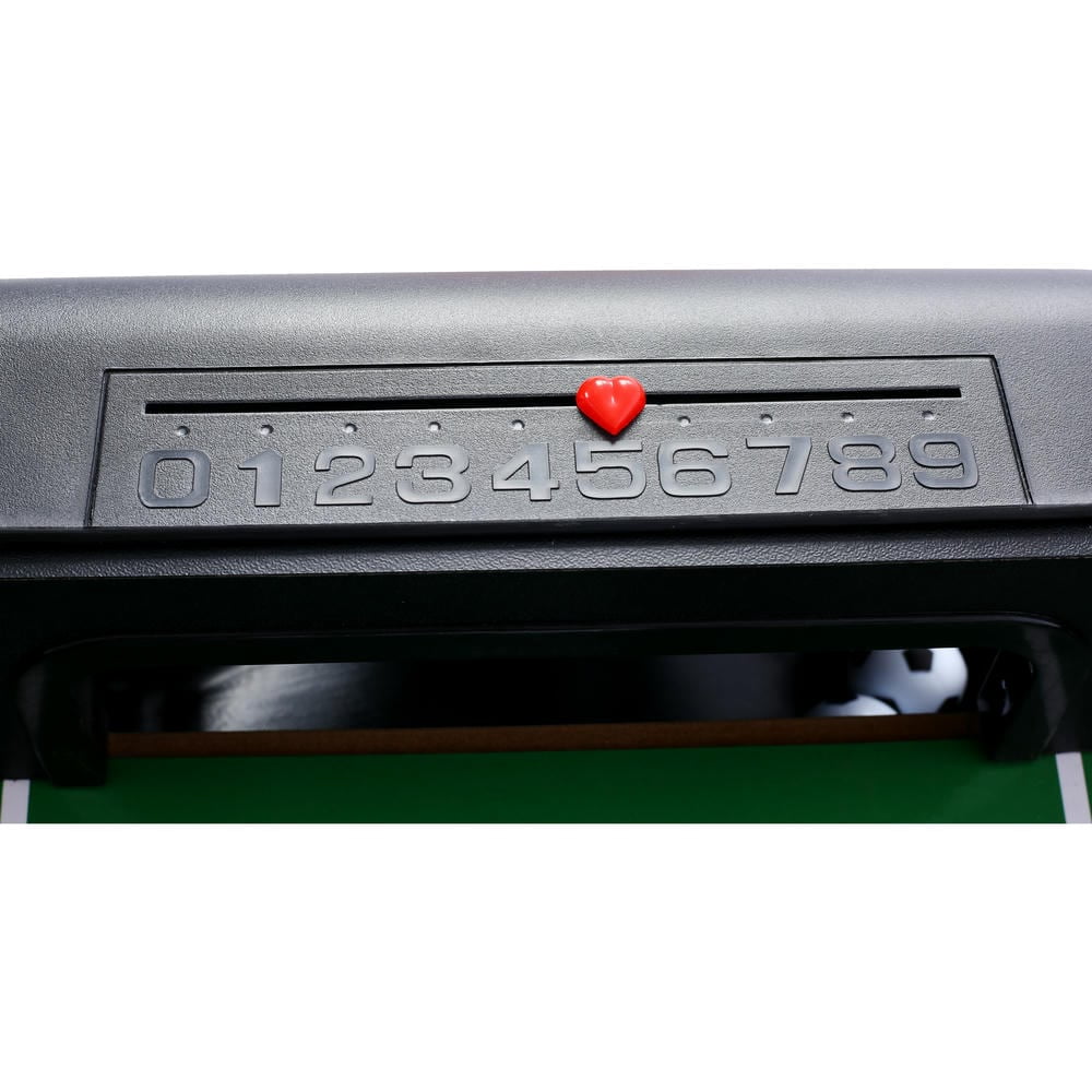 GVN 5-In-1 Multi-Game Table - Billiards, Push Hockey, Foosball, Ping Pong, And Basketball Black/Blue