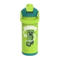 thumbnail image 6 of Zak Designs 20oz Minecraft Stainless Steel Liberty Water Bottle with Carry Handle and Push Button Lid with Lock, 6 of 9