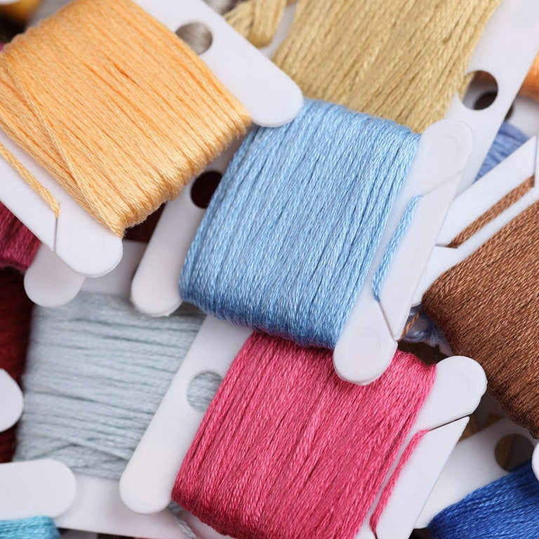 Rainbow Colors Hand Embroidery Floss, DMC 6-stranded Cotton Embroidery  Thread, Crossstitch Beginner Supply Set 