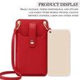 thumbnail image 4 of Bolsos cruzados pequeños para mujer, cartera para teléfono móvil con bolsillo para teléfono, 4 of 5