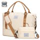 thumbnail image 1 of Bolsa de viaje WOOMADA Weekender Overnight para mujer, color beige y marrón, 1 of 7
