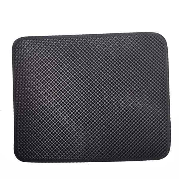 Cat Litter Mat Double-Layer Pad- 46x60cm Foldable,Gray