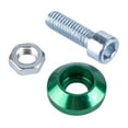 thumbnail image 3 of funtasica 20 Pieces Screws for License Plate Frame, Engine Compartment, Bumper, Mudguard Green, 3 of 9