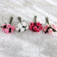thumbnail image 3 of OUSITAID 7-head Artificial Rose Bouquet Simulation Floral Decor Home Office Table Centerpiece Fake Rose Bundle  Red, 3 of 8