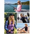 thumbnail image 5 of BASSDASH Women’s UPF 50+ UV Sun Protection T-Shirt Long Sleeve Fishing Hiking Performance Shirts, 5 of 9