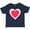 Navy, variant on Inktastic Valentine Red Heart with Dots Boys or Girls Baby T-Shirt