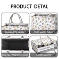 thumbnail image 4 of Large Capacity Tote Bag,Colorful Fairy Unicorn Pattern Handbag Fashion Luxury Tote Bag,15.7"x13"x 5.1" Inches,Laptop Compatible, 4 of 6