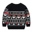 thumbnail image 2 of SILVERCELL 3-7T Toddler Boys Girls Knitwear Sweaters Kids Long Sleeve Ugly Christmas Sweater Knitted Jumpers Tops, 2 of 5