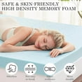 thumbnail image 4 of 3 Inch Gel Memory Foam Mattress Topper for Pressure Relief,Cooling Gel Infused Foam Mattress Topper, Premium Soft Cooling Sleep,CertiPUR-US and Oeko-TEX Certified - King, 4 of 7