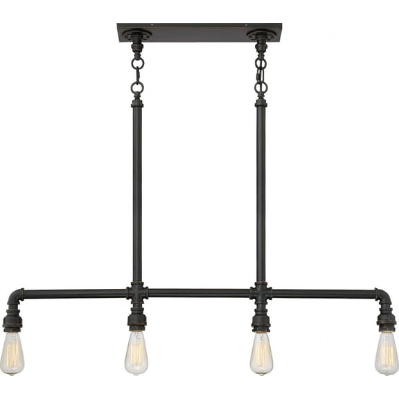 Nuvo Lighting - Iron-Four Light Trestle-2.31 Inches Wide by 17 Inches High