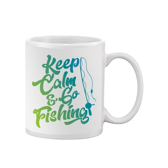 Keep Calm, Go Fishing Mug - SPIdeals Designs,