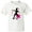 AA-White, variant on Inktastic Girl Playing Soccer Pink and Yellow Stars Youth T-Shirt