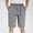 Dark Gray, variant on Lilgiuy Men's Loose Fit Shorts Casual Solid Lightweight Elastic Waist Drawstring Comfy Shorts Camping Mountain Clearance