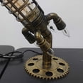 thumbnail image 2 of Hugtrwg Lámpara industrial Steampunk - escritorio Vintage Rocket para el (EE. UU.), 2 of 9