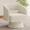 Beige, variant on Homefun Swivel Accent Chair Modern Comfy Teddy Barrel Chairs Oversize Upholstered Round Arm Chair,White