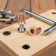 thumbnail image 6 of 28Pcs Threaded Inserts Nuts, M8x10mm Hex Socket Drive Nut Inserts for Wood, 6 of 6