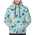 thumbnail image 2 of Bingfone Sea Life Men's Drawstring Hoodie Long Sleeve Pocket Sweatshirts-XX-Large, 2 of 6