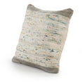 thumbnail image 5 of Ox Bay Luma 20" x 20" Gray/Multicolor Striped Cotton Adult Decorative Throw Pillow, 5 of 13