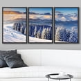 thumbnail image 2 of wall26 Framed Canvass Print Wall Art Set Woodland Nursery Decor Snowy Winter Pine Tree Mountain Forest Nature Wilderness Photography Southwest Ultra for Living Room, Bedroom, Office - 16"x24&quo, 2 of 5