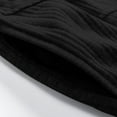 thumbnail image 6 of Ayolanni Knitted Cotton Womens Pants Soft Black Solid Elastic Waist Home Pants Ladies Pants 2x, 6 of 8