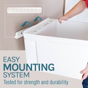 Tehila Wall Mounted Laundry Faucet Utility Sink with Drain Assembly Kit