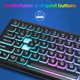 thumbnail image 6 of CHONCHOW Wireless Keyboard & Mouse Combo, 2.4G Silent Full-Size design,Multi-Device Compatible with Windows and Mac, 6 of 7