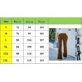 thumbnail image 4 of Women's Corduroy Flare Pants Elastic Waist Bell Bottom Trousers Fall Pants, 4 of 4