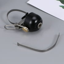GOOHOCHY Retro Bike bell with Ring Sound for Bicycle Handlebars Made of Stainless Steel Black