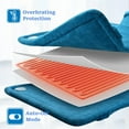 thumbnail image 3 of kibhous Heating Pad for Back, Neck and Shoulders, 24 x 33 inches with 10 Heating Levels ,Blue, 3 of 8